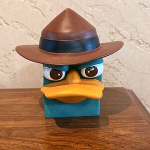 Perry the Platypus Phinneas & Ferb Collectible Coin Bank no stopper